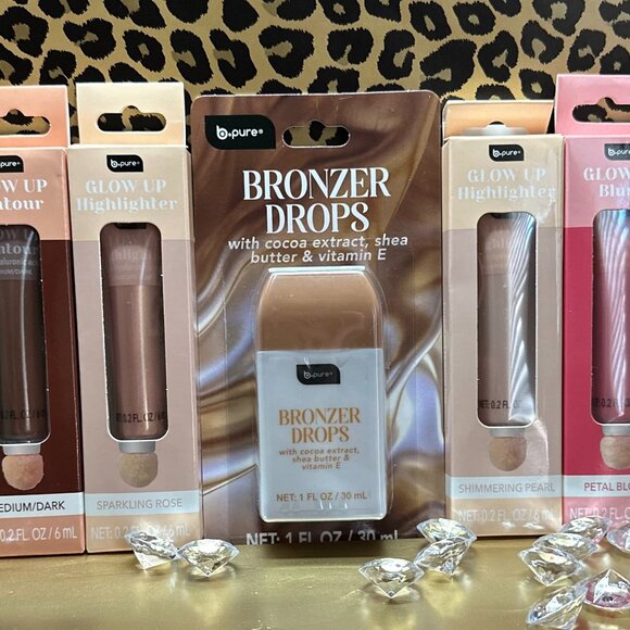 B-Pure Bronzing Drops & Glow-up Bundle - Picture 1 of 4